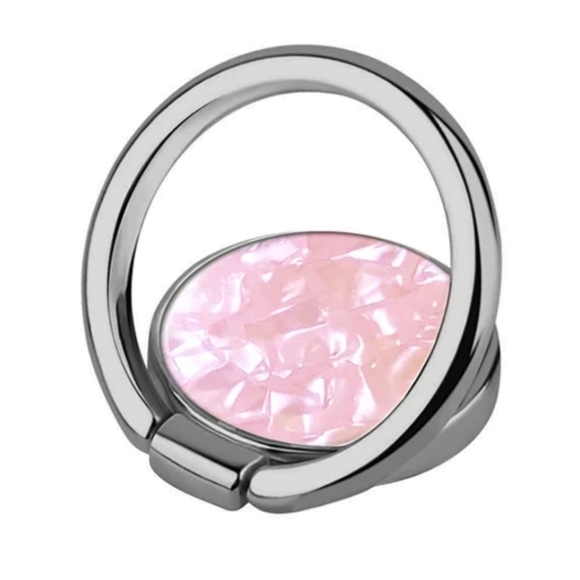 Phone Ring holder Phone Kickstand Phone Grip Pearl Pink - Picture 4 of 9